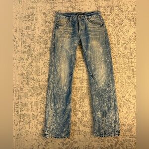 Black Acid Wash Men’s Jeans Size 32/34